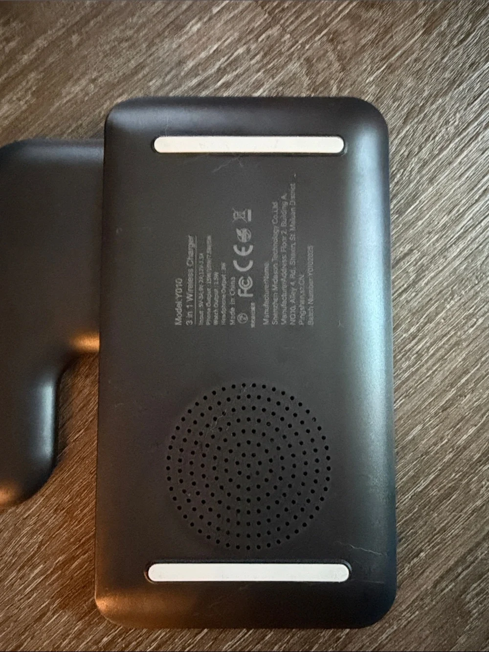 Black 3-in-1 Wireless Charging Stand